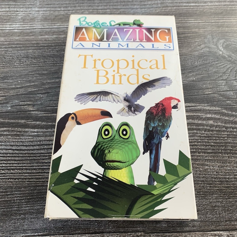 Henry's Amazing Animals: Tropical Birds VHS Tape 1997 Disney Channel‎ Show Rare